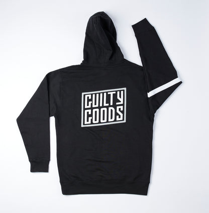 Banded Hoodie - Black - S/XXL Only